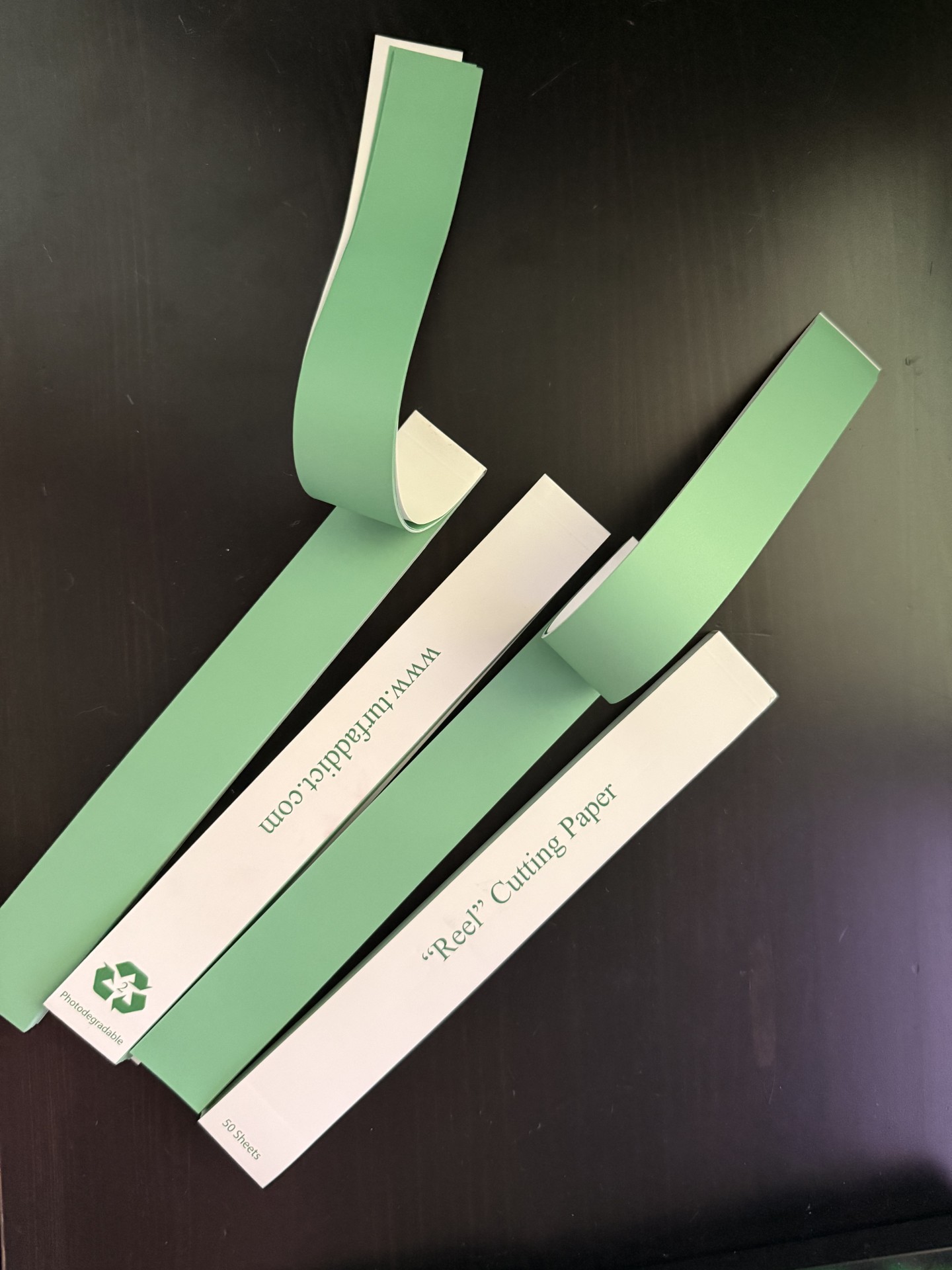 Waterproof Reel Cutting Paper - Green