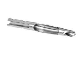1" Closed Spoon Tine, 8.5" Length, .55" ID, 2 Bolt Mount
