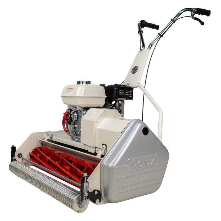 Rolux Z25 Reel Mower — 25" — 9 Blade — Wimbledon White — Honda GX160